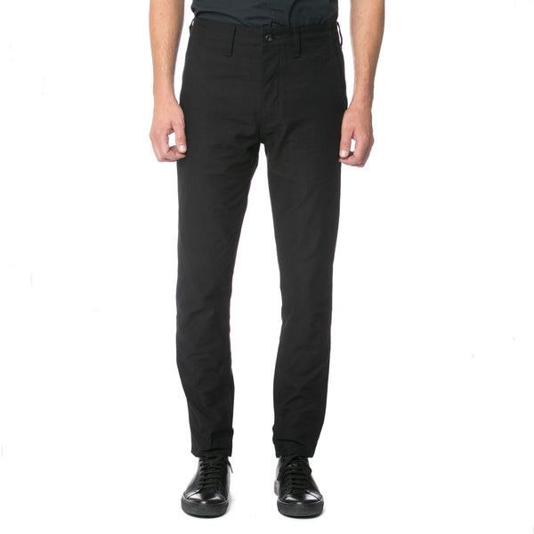 Black Topstitch Stripe Chino - Sydney's, Toronto, Bespoke Suit, Made-to-Measure, Custom Suit,