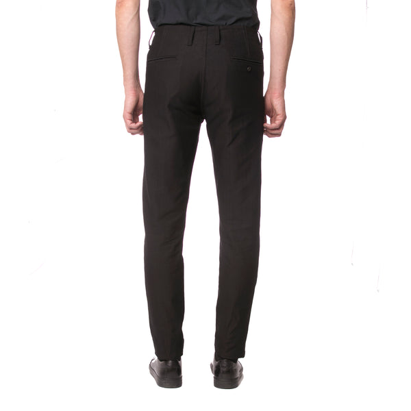 Black Topstitch Stripe Chino - Sydney's, Toronto, Bespoke Suit, Made-to-Measure, Custom Suit,