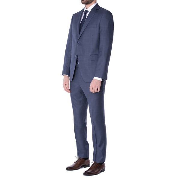 Blue Smoke Nailhead Suit - Sydney's, Toronto, Bespoke Suit, Made-to-Measure, Custom Suit,