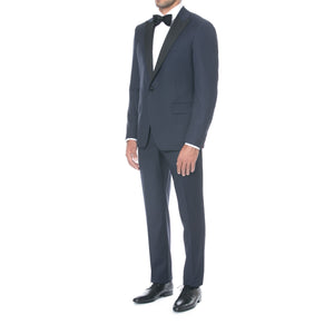 Navy Wool Tuxedo - Sydney's, Toronto, Bespoke Suit, Made-to-Measure, Custom Suit,