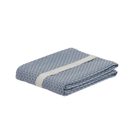 Grey Blue Stone Organic Cotton Little Towel