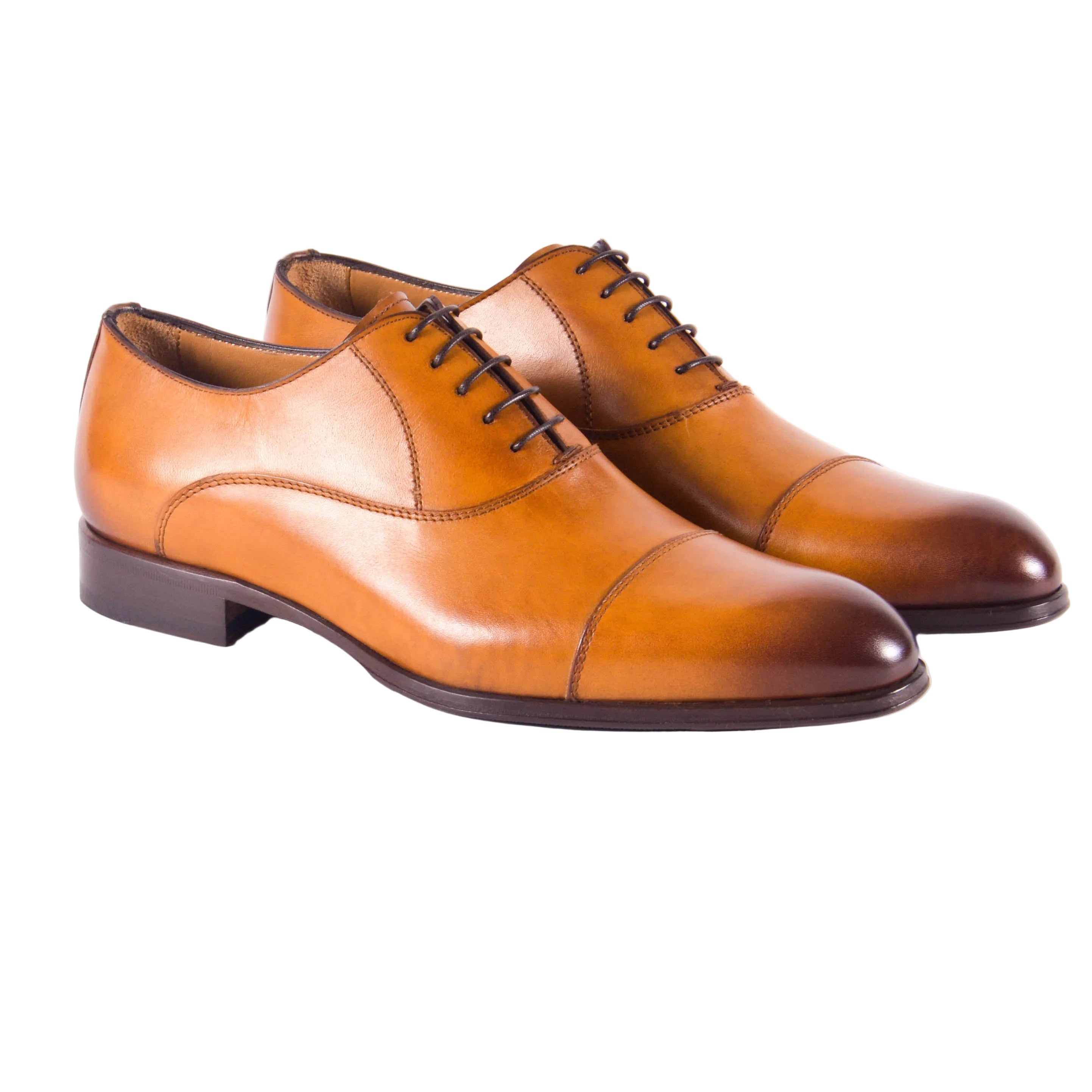 Mostarda Made In Italy Cap Toe Dress Shoes – Sydney's