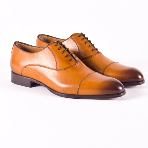 Made In Italy Cap Toe Dress Shoes