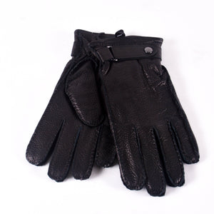 KIN Leather Thinsulate Lined Gloves, Black