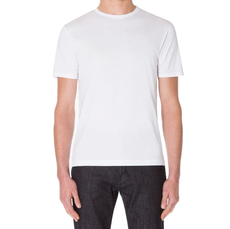 White Classic Crew Neck T-Shirt - Main Image