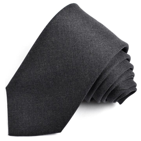 Charcoal Wool Tie