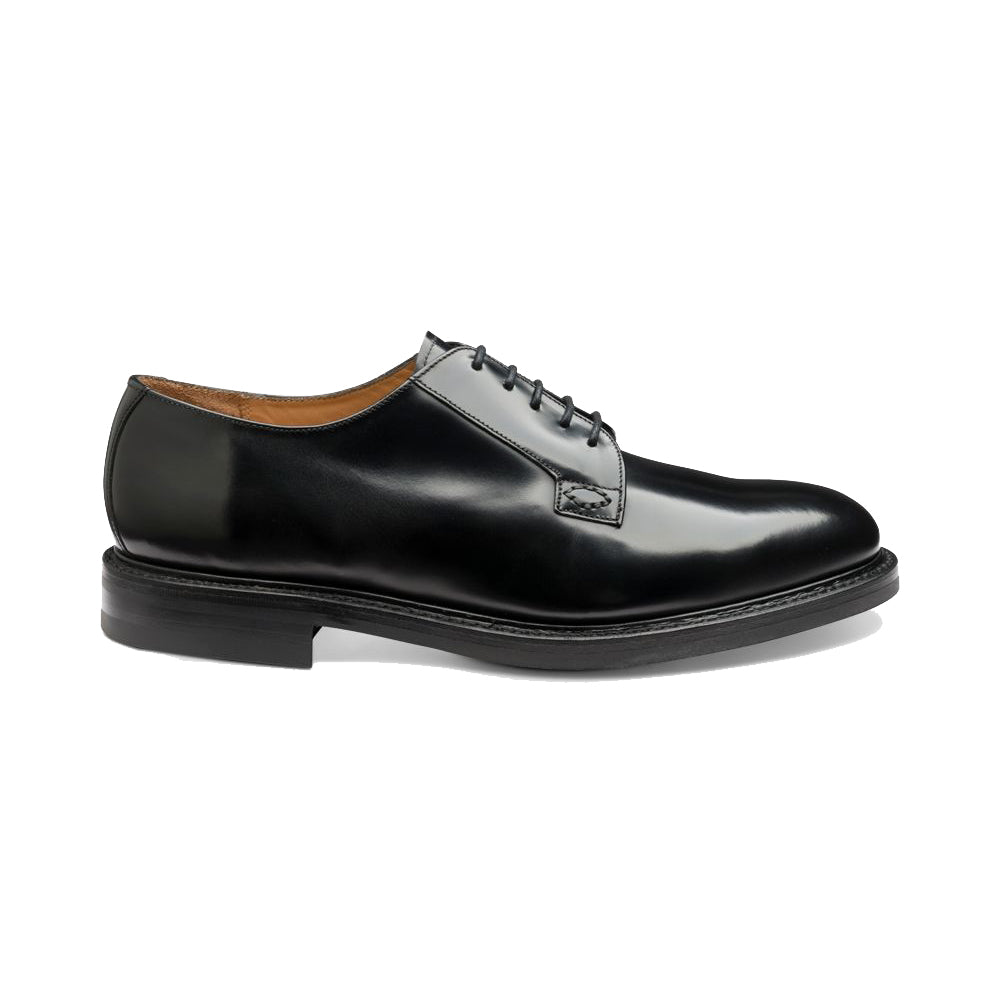 Waverly Black Polished Derby Shoes – Sydney's