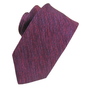 Crimson Red Melange Solid Silk Tie - Sydney's, Toronto, Bespoke Suit, Made-to-Measure, Custom Suit,