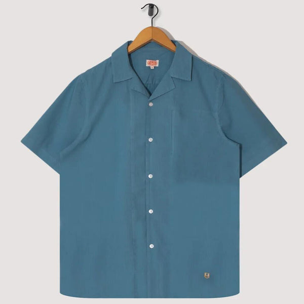 St. Lo Blue Shark Collar Shirt